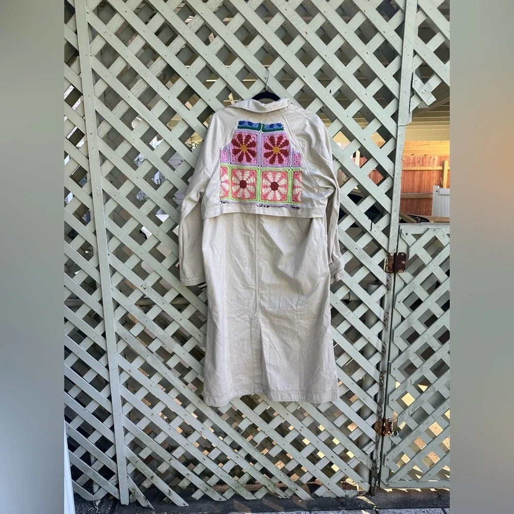 Free People perry washed trench coat